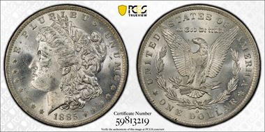 1885-O $1 MS64