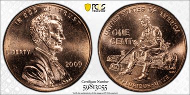 2009 1C Lincoln-Formative Years DDR, FS-805 MS66RD