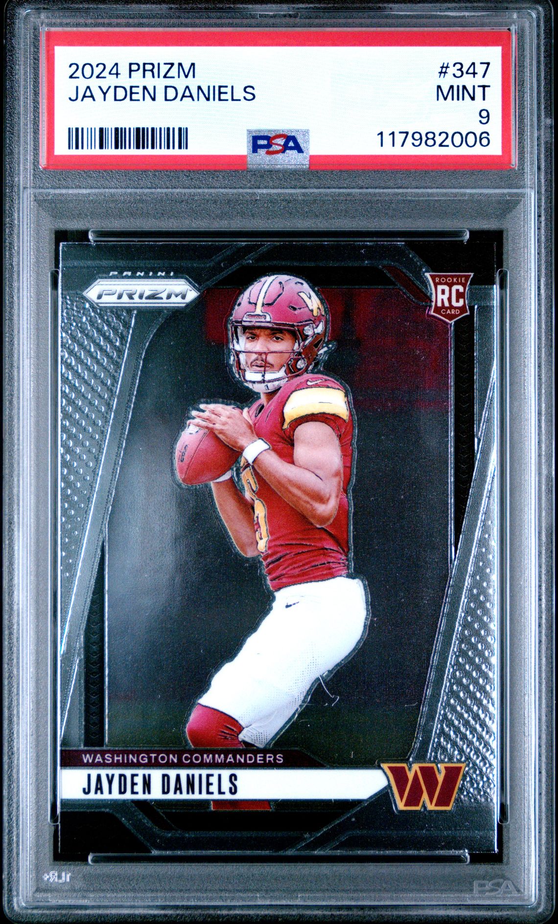 2024 Panini Prizm Jayden Daniels #347 Mint 9 front