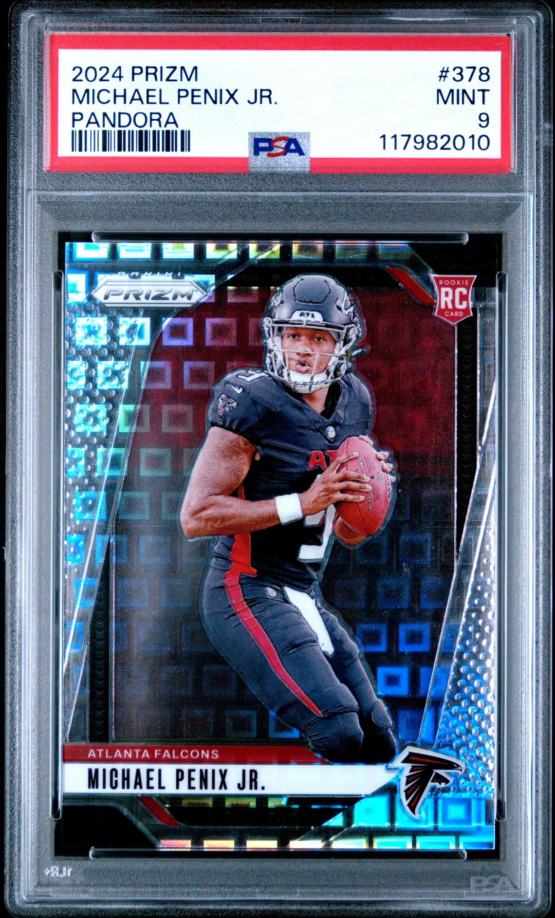 2024 Panini Prizm Michael Penix Jr. #378 (Pandora) Mint 9 front
