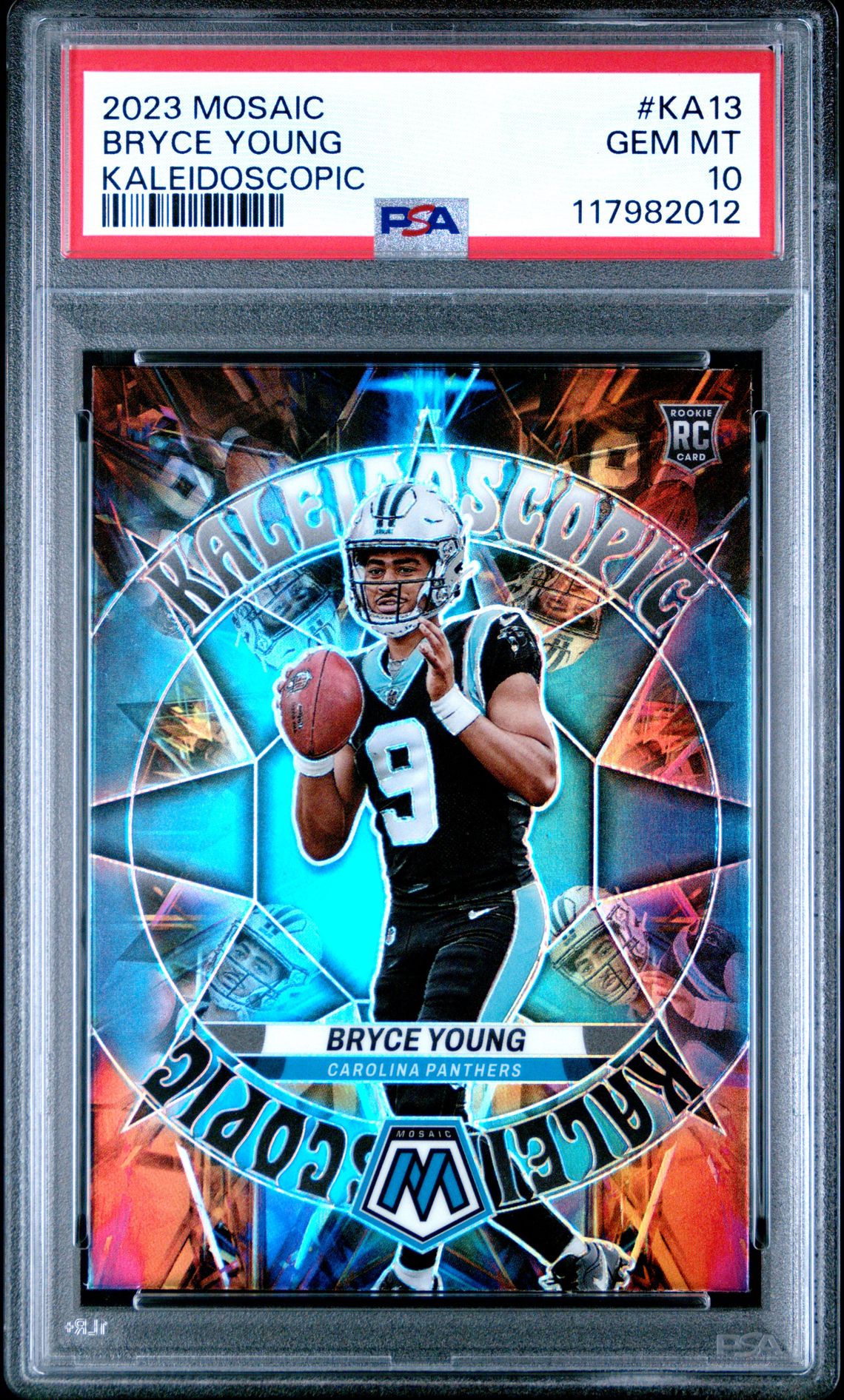 2023 Panini Mosaic Kaleidoscopic Bryce Young #Ka13 Gem Mt 10 front