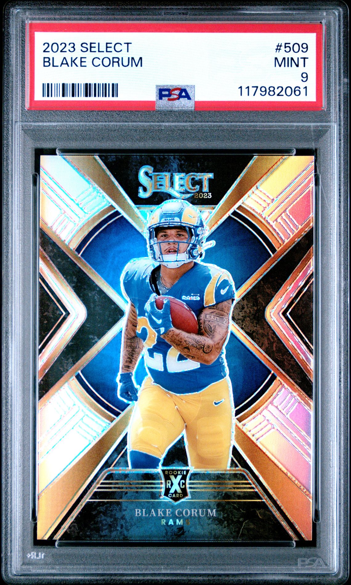 2023 Panini Select Blake Corum #509 Mint 9 front