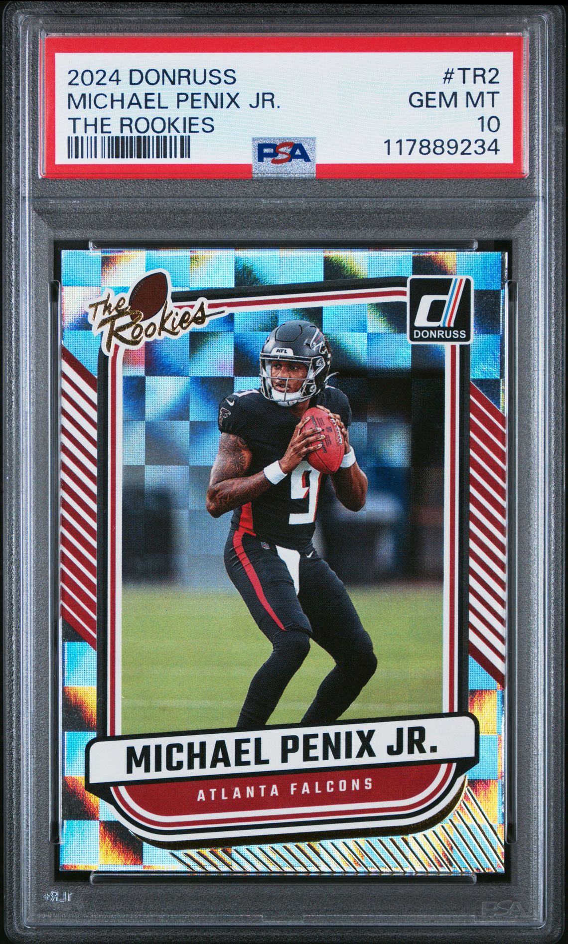 2024 Panini Donruss The Rookies Michael Penix Jr. #Tr2 Gem Mt 10 front