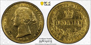 1864-SY 1/2 Sov Roman 1 XF40