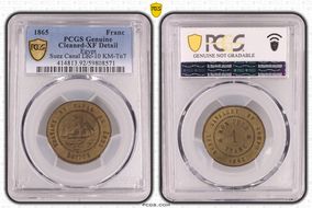 1865 Franc Suez Canal Lec-10 KM-Tn7 N1