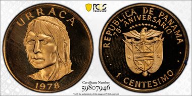 1978-FM 1C 75th Anniversary PR64DCAM