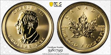 2024 $10 Maple Leaf Au MS70