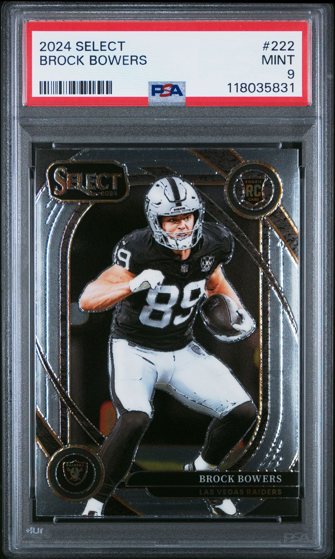 2024 Panini PANINI SELECT #222 Brock Bowers front