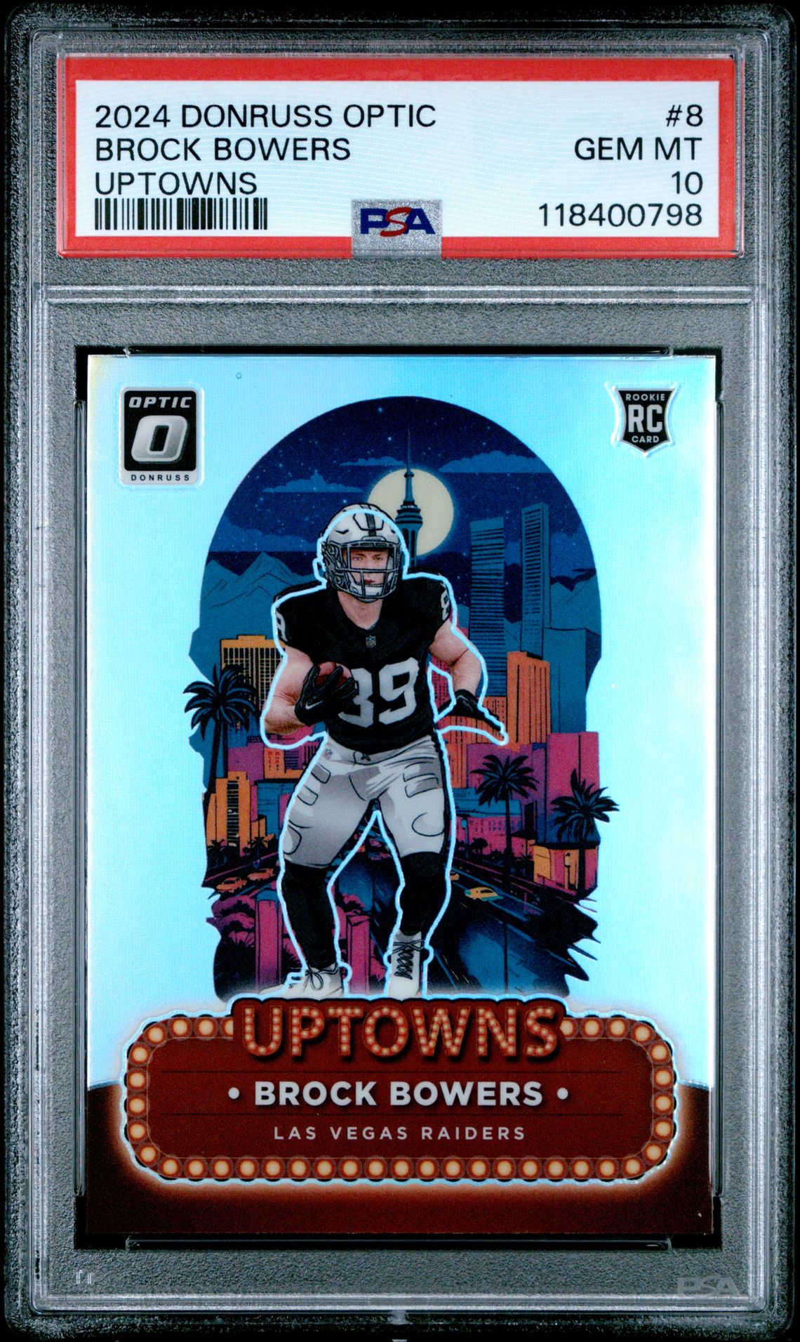 2024 Panini Panini Donruss Optic Uptowns #8 Brock Bowers front