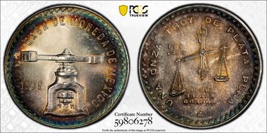 1979-Mo Onza KM-M49b.4 Ag Type 4 MS66