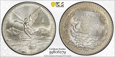 1999-Mo Onza Libertad Ag MS64