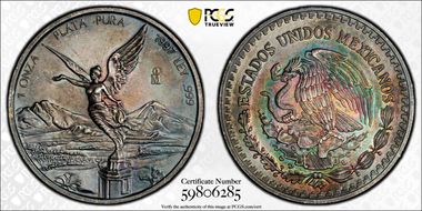 1997-Mo Onza Libertad Ag MS66