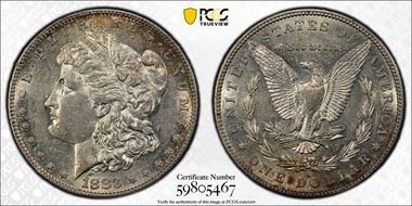 1883-S $1 AU55