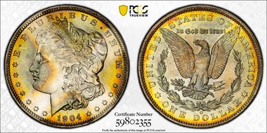 1904-O $1 MS62