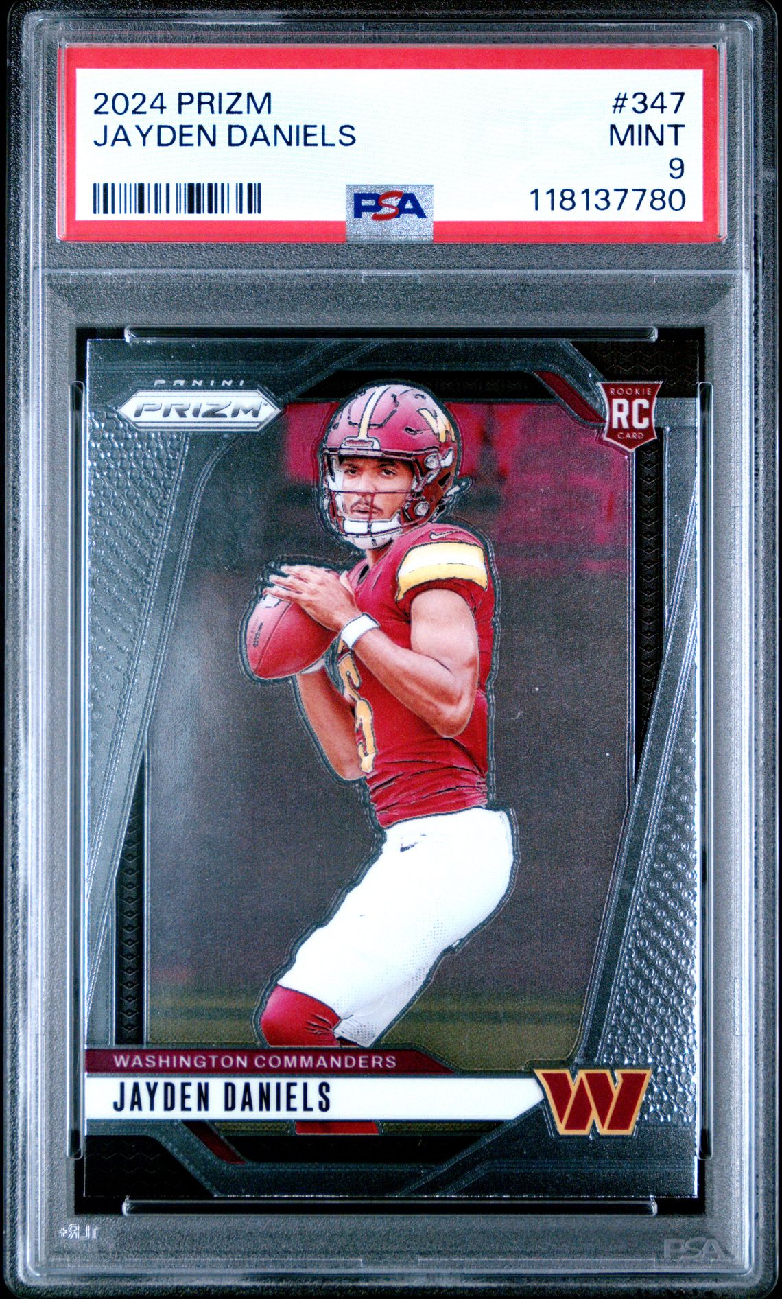 2024 Panini Prizm Jayden Daniels #347 Mint 9 front