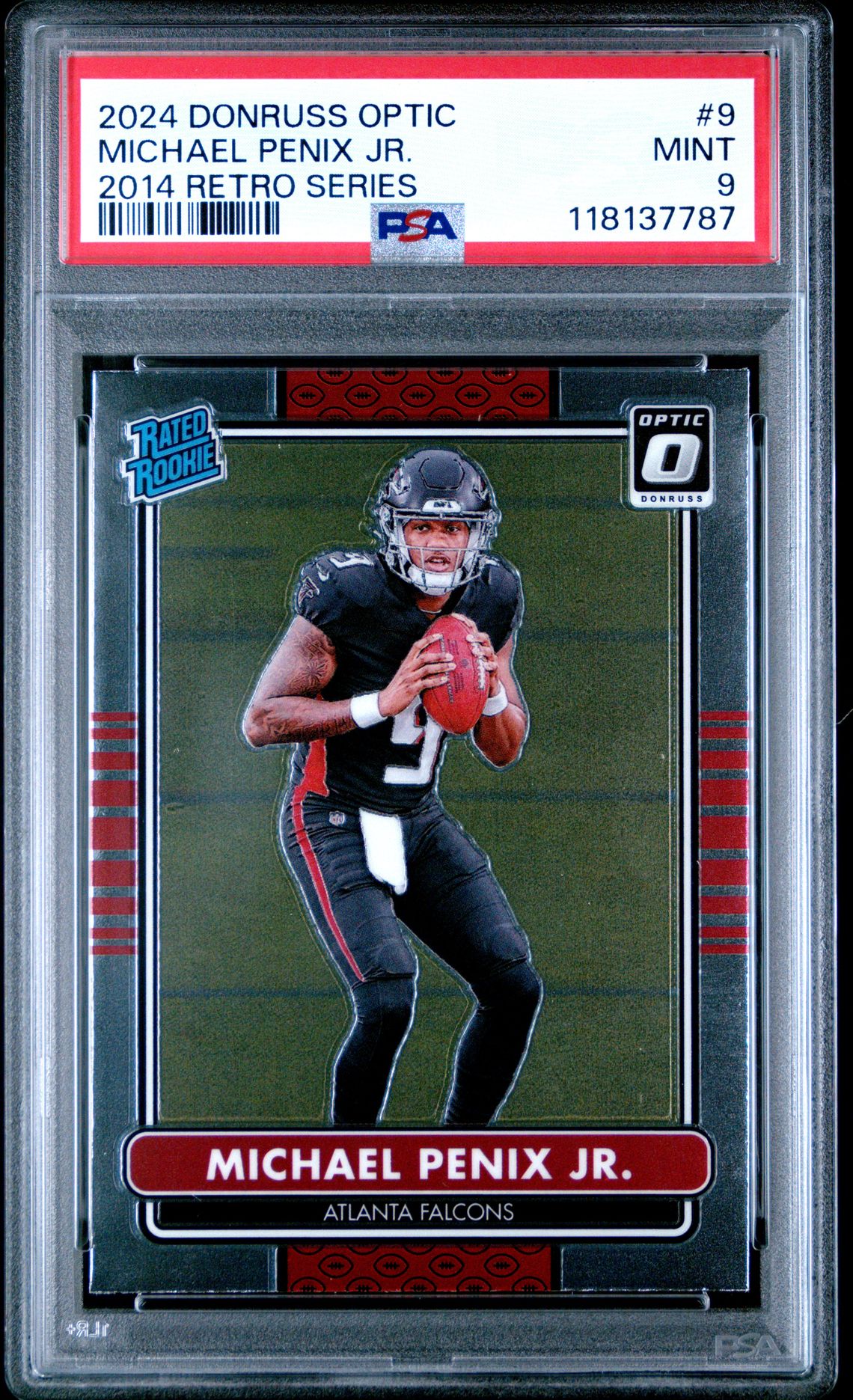 2024 Panini Donruss Optic 2014 Retro Series Michael Penix Jr. #9 Mint 9 front