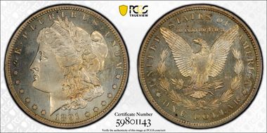 1891 $1 PR63