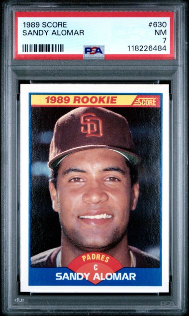 1989 Score #630 Sandy Alomar front