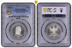 1955-F 5 Mk Schiller J-389 MS66