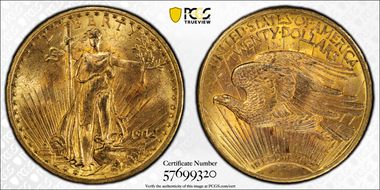 1912 $20 MS64