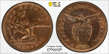1929-M 1C MS62BN