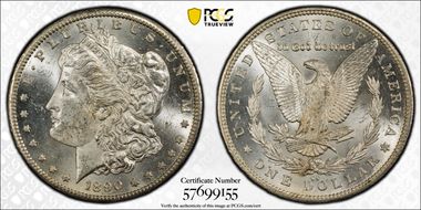 1890-CC $1 MS63