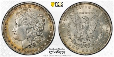 1881 $1 MS62