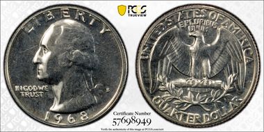 1968-S 25C DDR FS-801 PR68