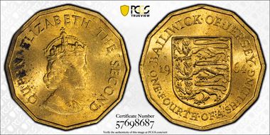 1964 1/4 S MS63
