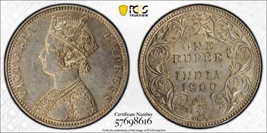 1900-B Rupee SW-6.155 N1