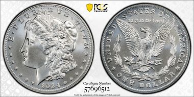 2024 $1 Morgan Dollar MS70