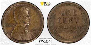 1909-S/S 1C RPM FS-1501 VF20BN