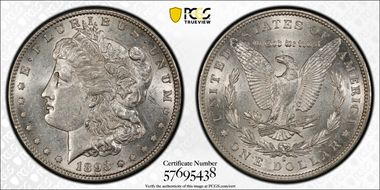 1893-S $1 AU55+