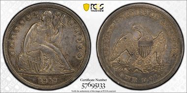 1842 $1 XF45