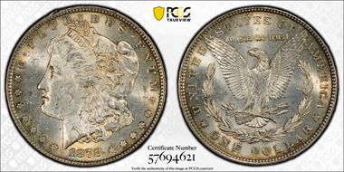 1878 7TF $1 Reverse of 1879 MS61