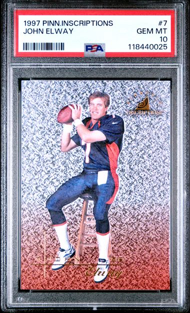 1997 Pinnacle #7 John Elway front