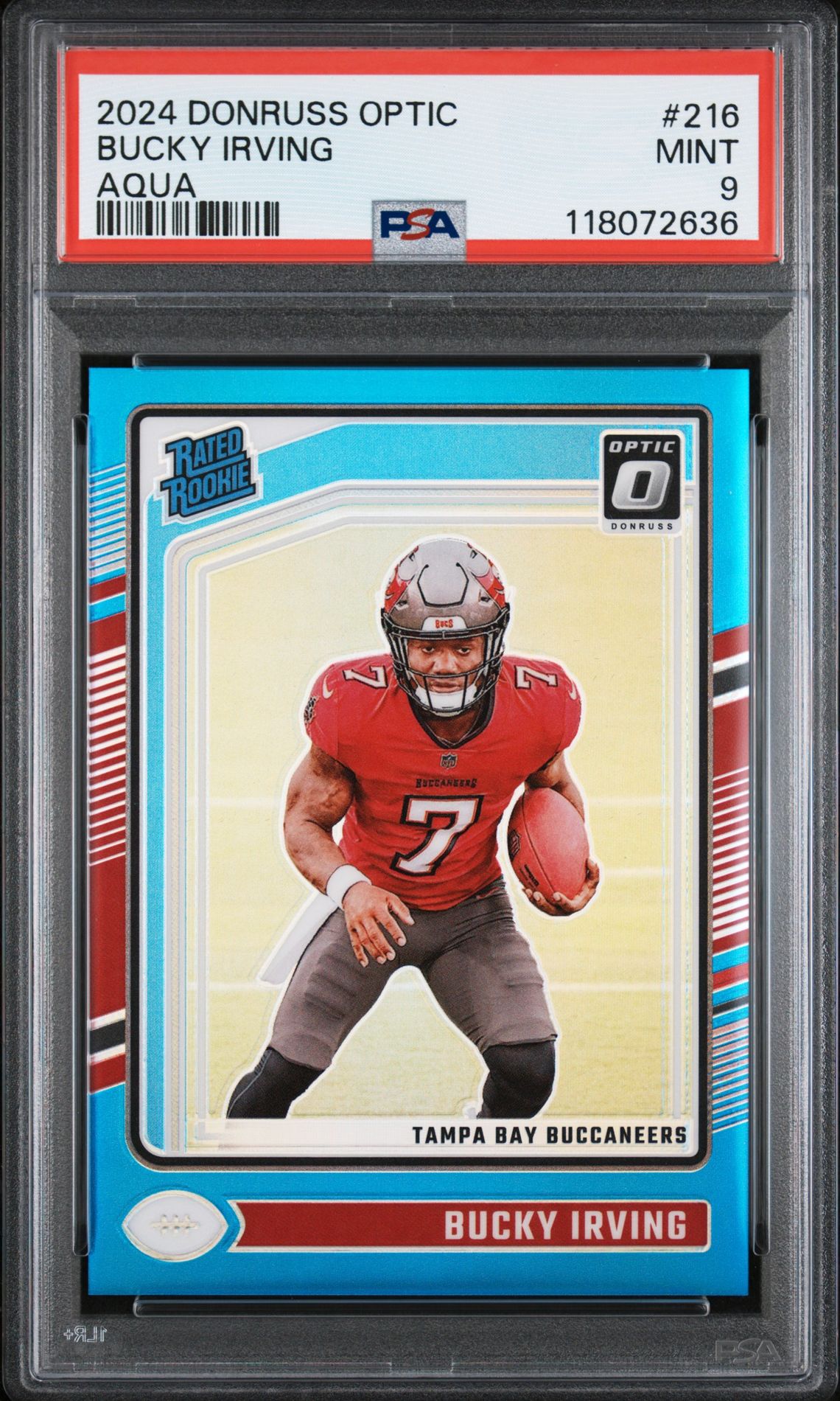 2024 Panini Donruss Optic Bucky Irving #216 (Aqua) Mint 9 front