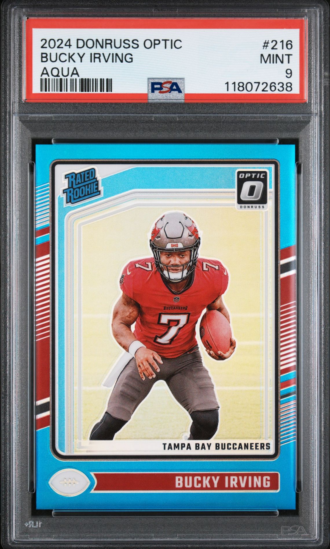 2024 Panini Donruss Optic Bucky Irving #216 (Aqua) Mint 9 front