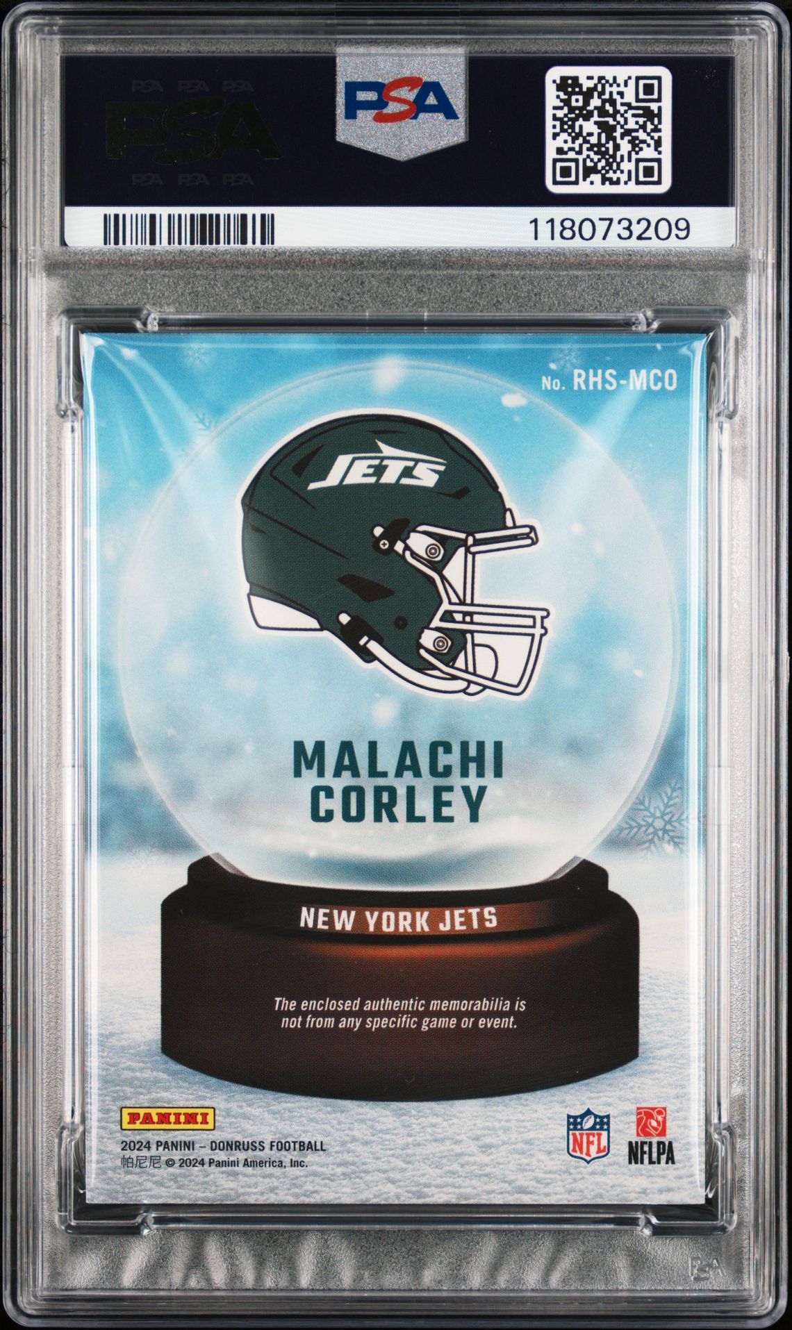 2024 Panini Donruss Rookie Holiday Sweater Malachi Corley #Rhsmco Mint 9 back