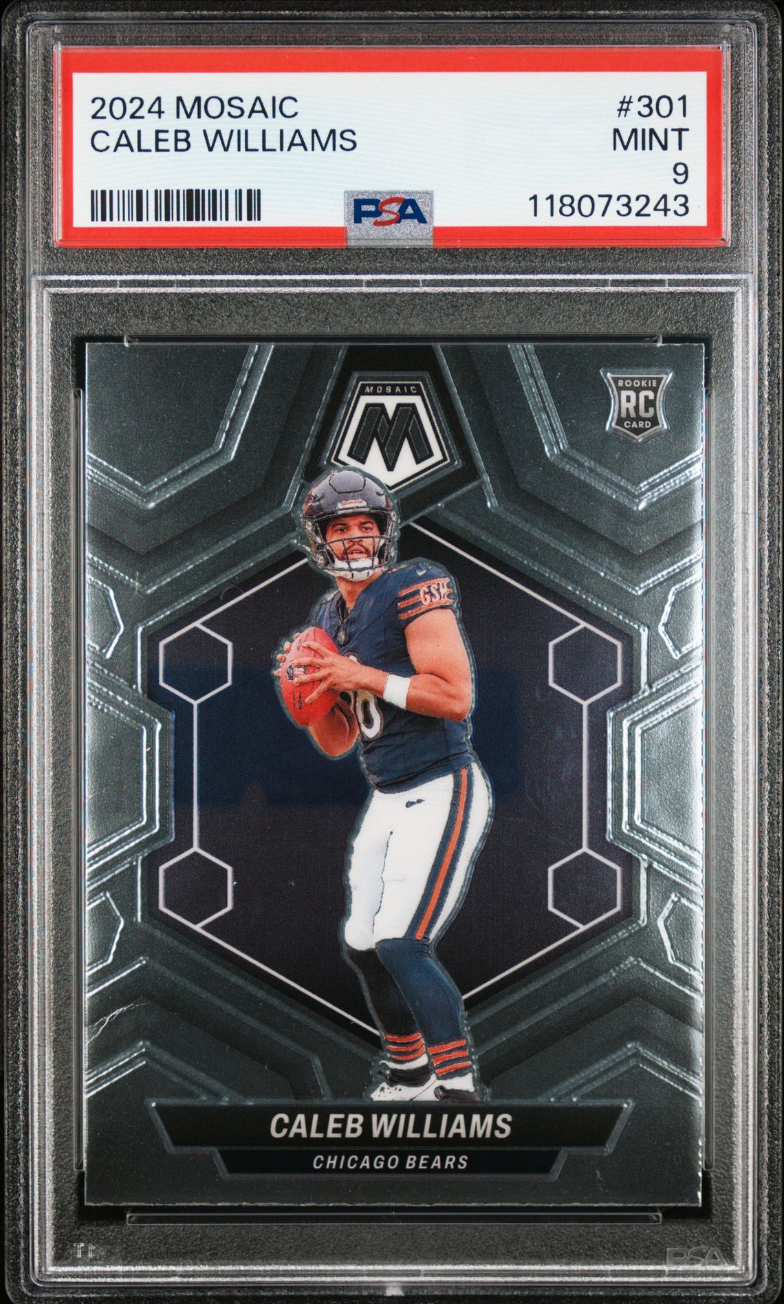 2024 Panini Mosaic Caleb Williams #301 Mint 9 front