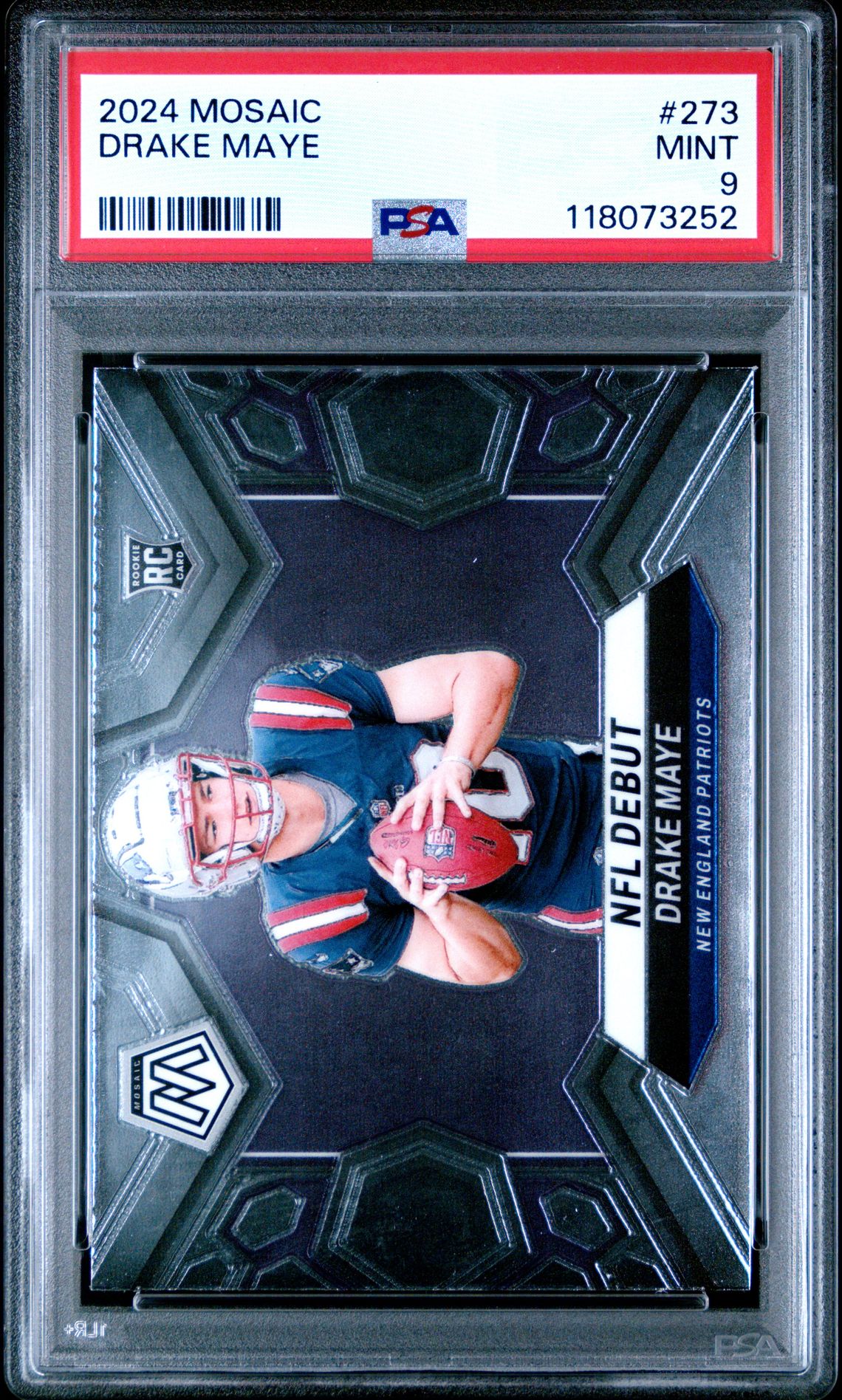 2024 Panini Mosaic Drake Maye #273 Mint 9 front