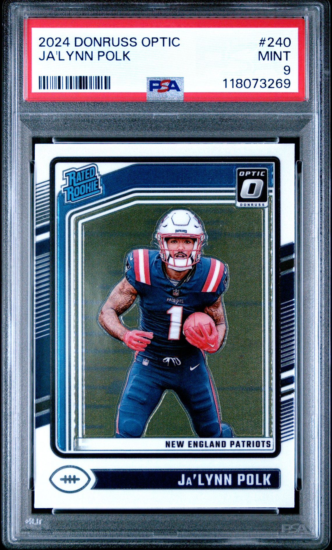 2024 Panini Donruss Optic Ja'lynn Polk #240 Mint 9 front