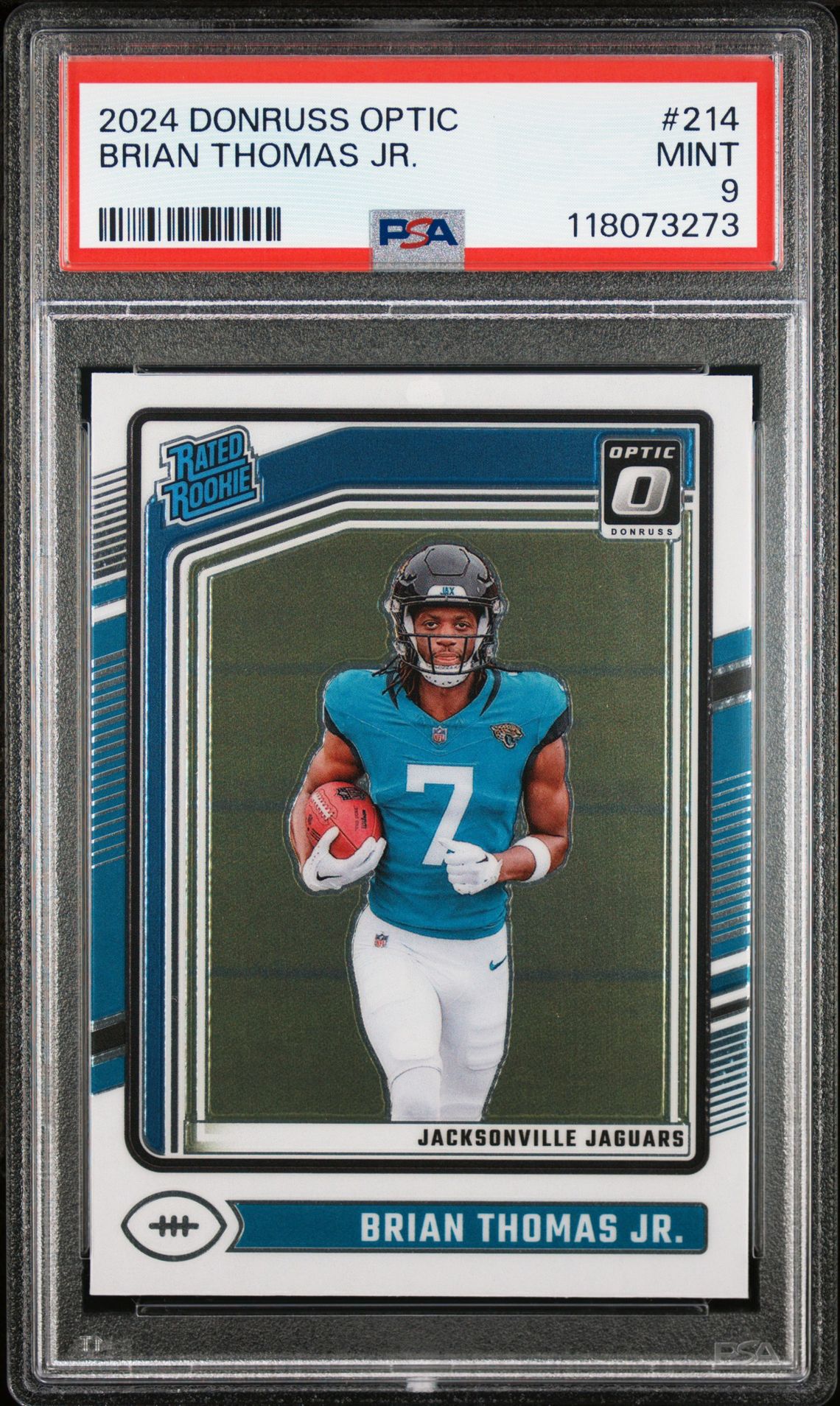 2024 Panini Donruss Optic Brian Thomas Jr. #214 Mint 9 front