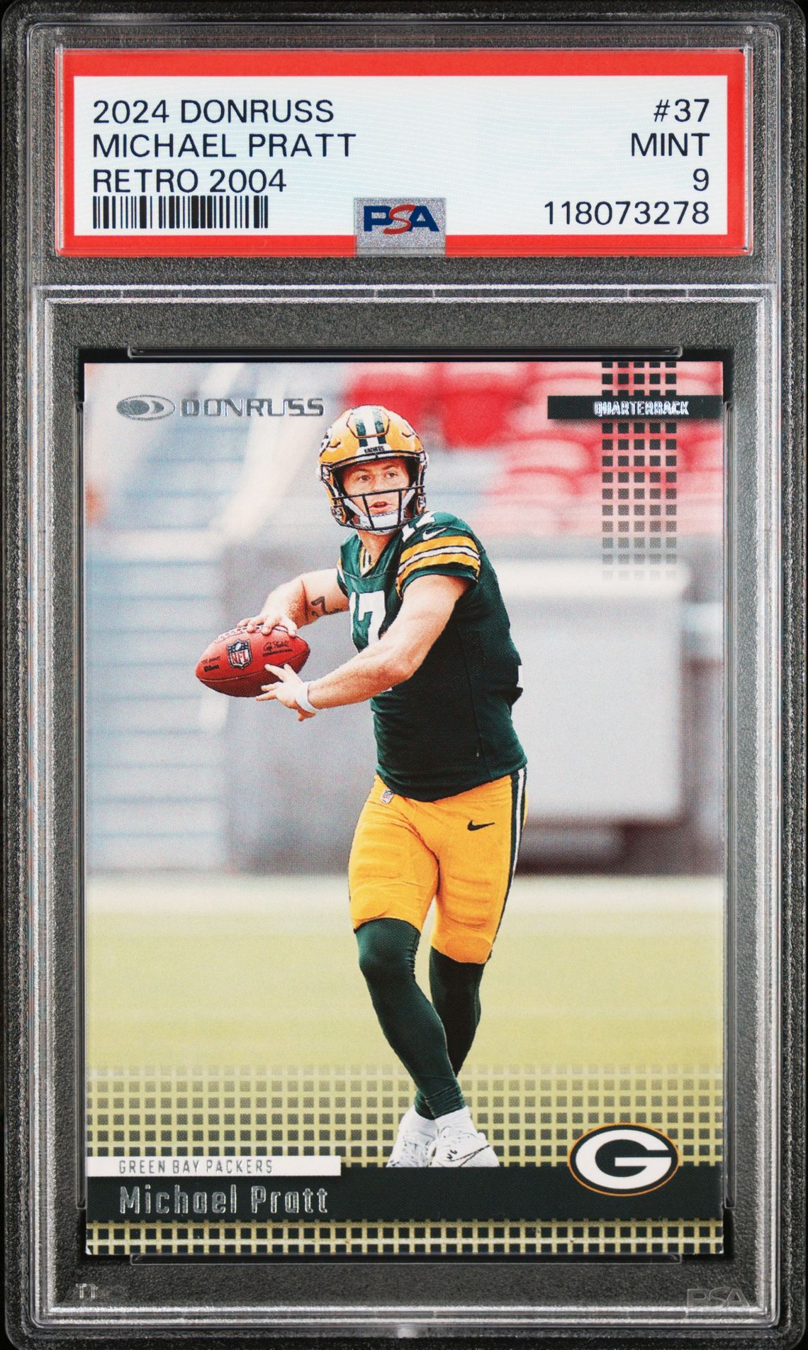 2024 Panini Donruss Retro 2004 Michael Pratt #37 Mint 9 front