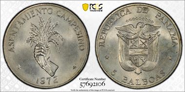 1972 5 B F.A.O. MS65