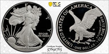 2025-W $1 Silver Eagle PR69DCAM