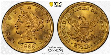 1899 $2.50 MS64+