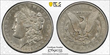 1879-CC $1 Capped Die N1