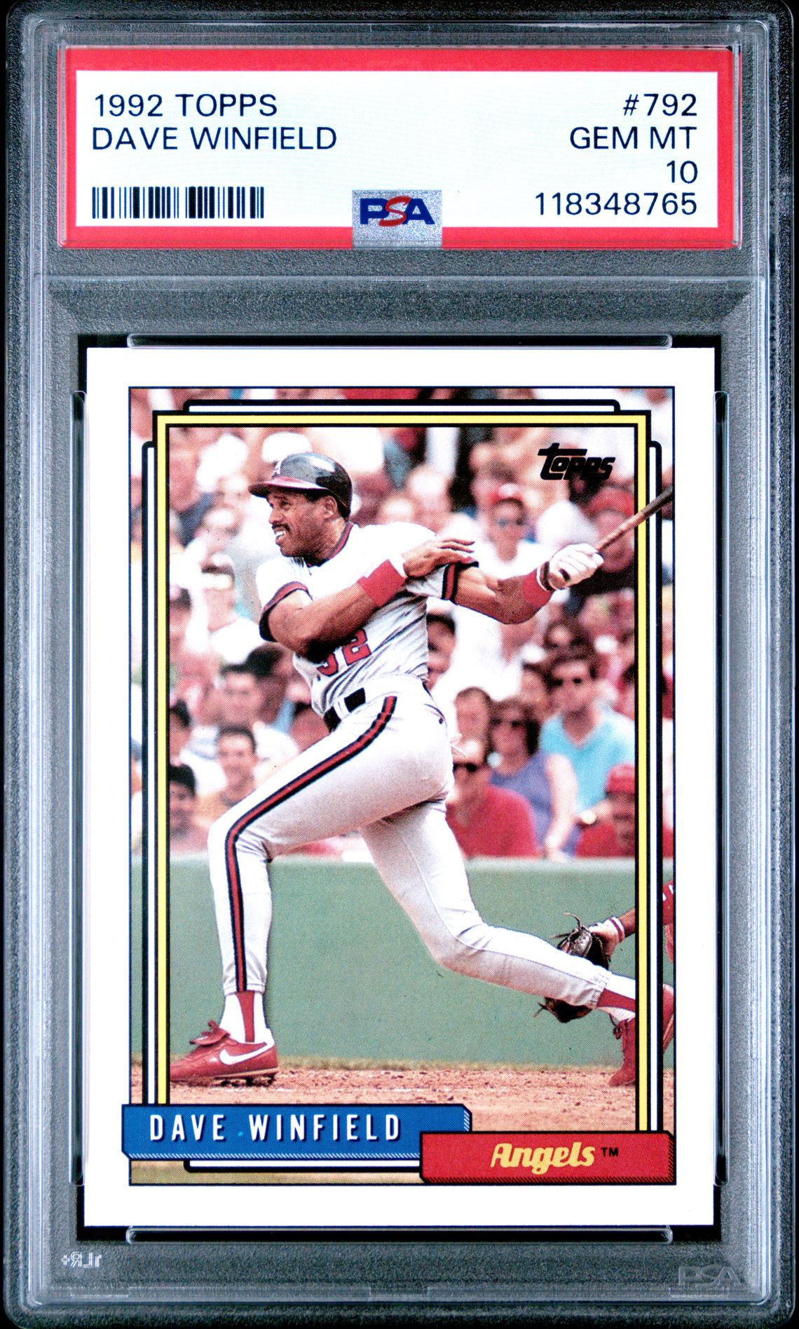 1992 Topps #792 Dave Winfield front
