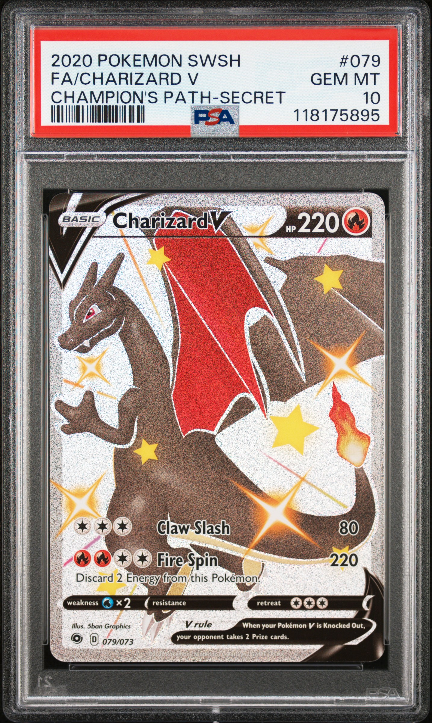 Charizard V #79 Pokemon Champion's Path PSA + CGC Pop Report: Rarity vs Price 2026